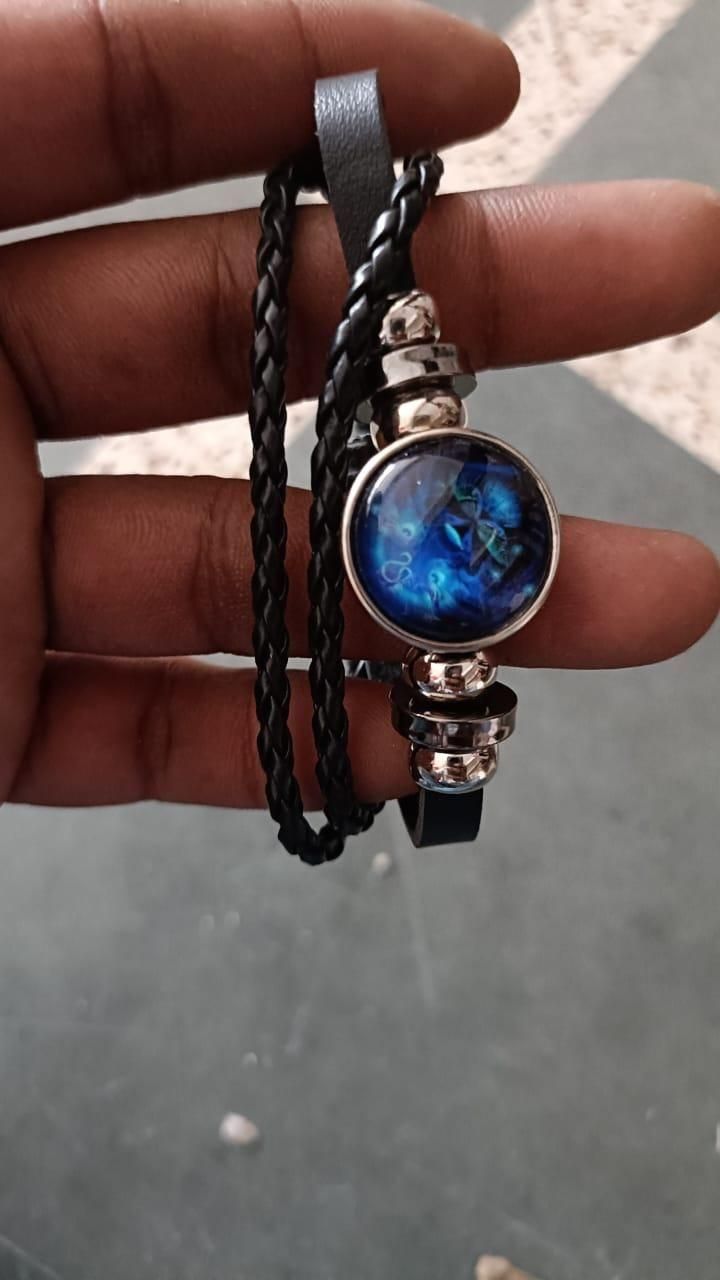 Zodiac Constellation Braided Design bracelet