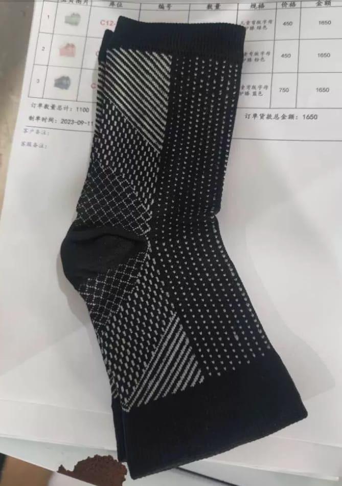 Swelling Arch Heel Socks Pack of 2 Pair