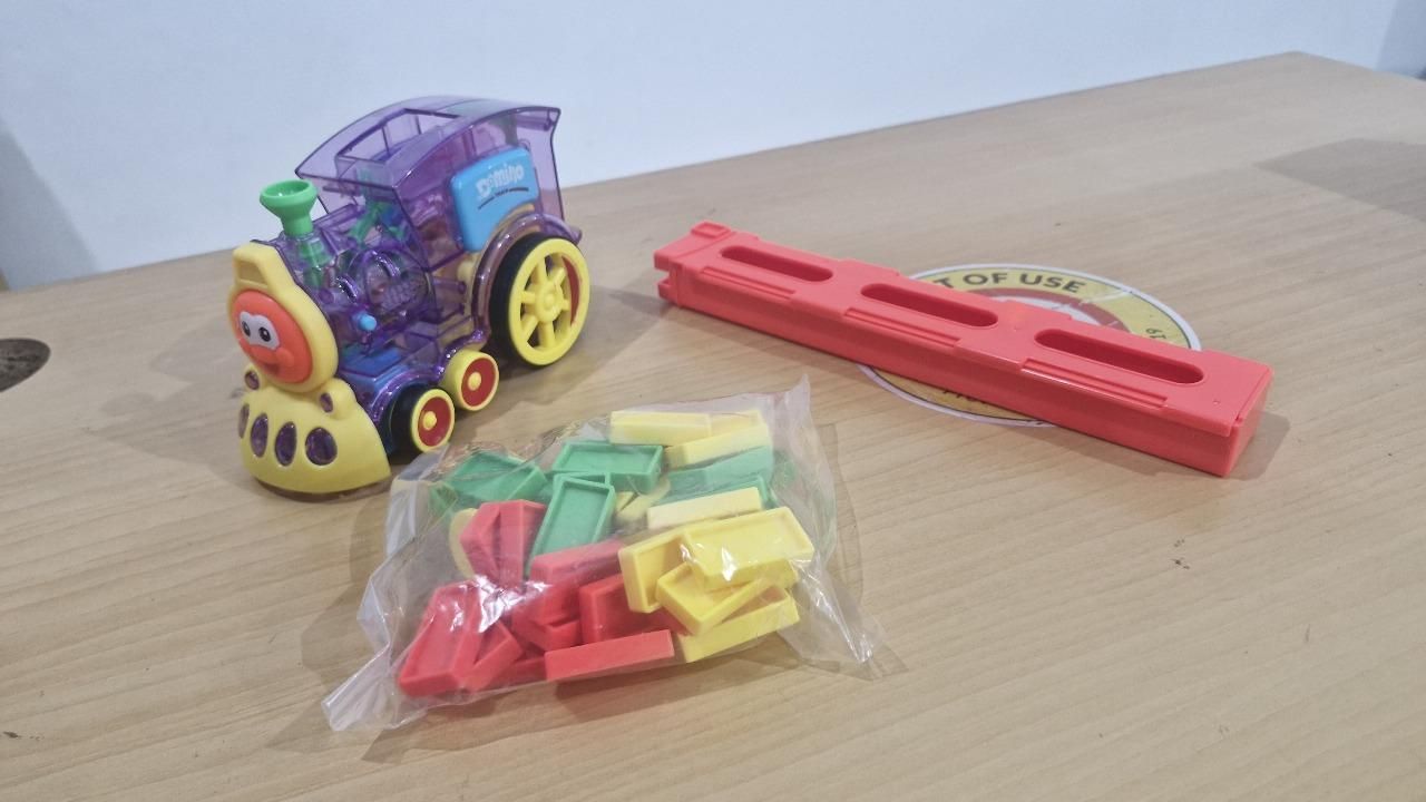 Train Toy Domino Set