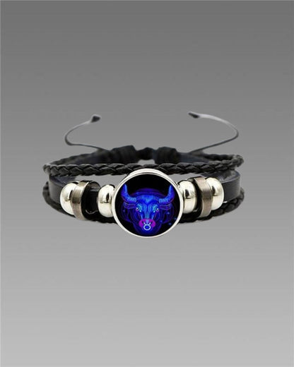 Zodiac Constellation Braided Design bracelet